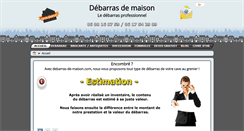Desktop Screenshot of pays-de-loire.debarras-de-maison.com