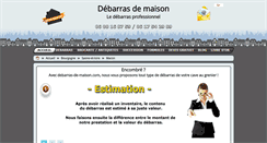 Desktop Screenshot of macon.debarras-de-maison.com