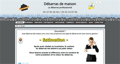 Desktop Screenshot of debarras-de-maison.com