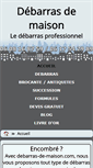 Mobile Screenshot of debarras-de-maison.com