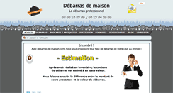 Desktop Screenshot of limousin.debarras-de-maison.com