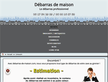 Tablet Screenshot of limousin.debarras-de-maison.com