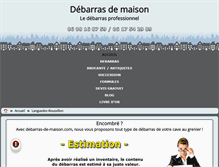 Tablet Screenshot of languedoc-roussillon.debarras-de-maison.com