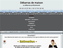 Tablet Screenshot of perpignan.debarras-de-maison.com