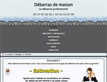 Tablet Screenshot of finistere.debarras-de-maison.com